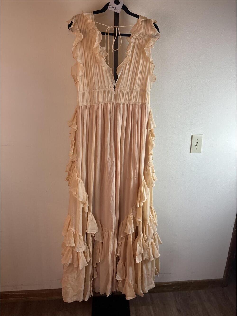 Ulla Johnson Florella Silk Gown in Peony, $1,350 NWT, US 10 #2433 - Picture 7 of 7